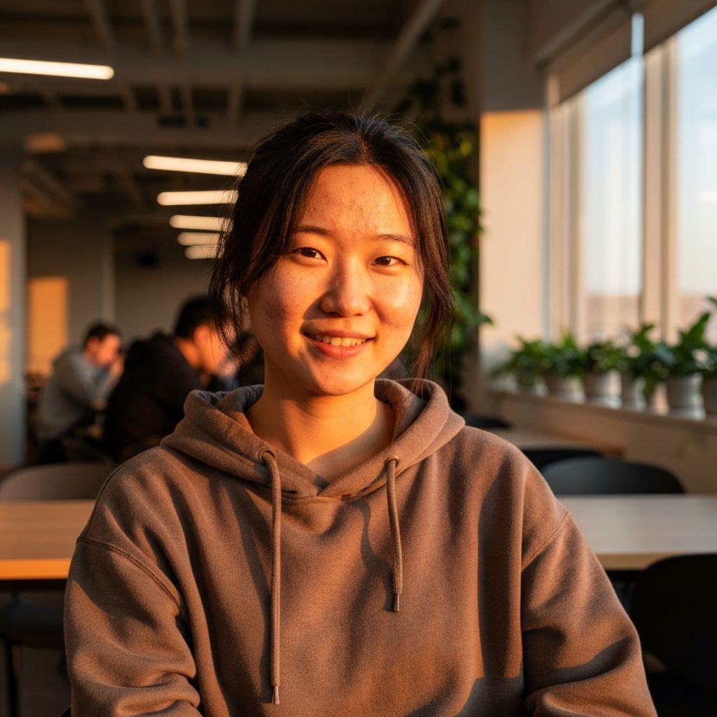 在实战的校园青年